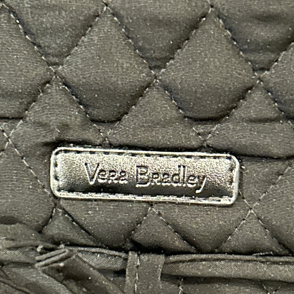 Black Vera Bradley hanging travel organizer - Picture 2 of 5